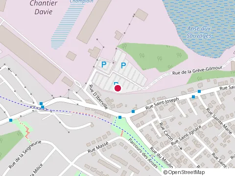 Location of Performance Par le Plaisir, la at 8638 Rue de la Grève-Gilmour, Levis