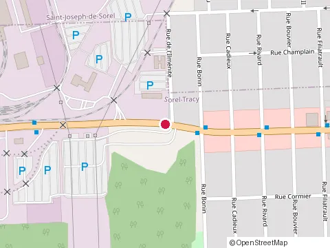 Location of Peri Services d'Echafaudage Inc, Sorel-Tracy