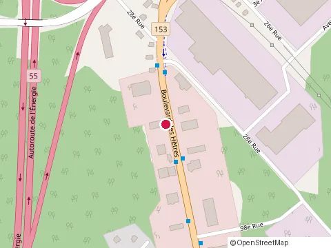Location of Perma Route Mauricie at 10022 Bd des Hêtres, Shawinigan