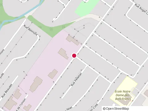 Location of Perras Construction at 88 Rue Thibault, Victoriaville