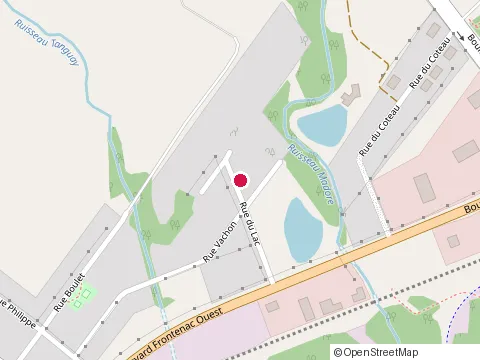 Location of Perreault Claude at 1186 Rue du Lac, Thetford Mines