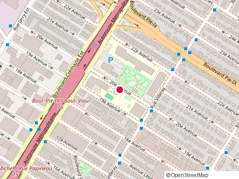 Location of Perspectives I&Ii High School at 7770 20Th Avenue, Montréal