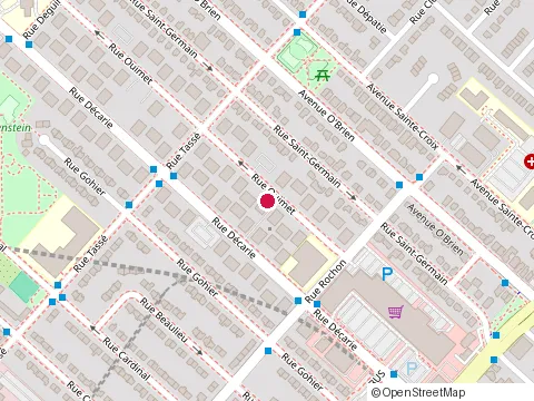Location of Peter Hall School at 1200 Ouimet, Saint-Laurent
