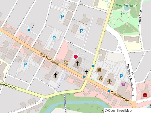Location of Petits Tresors at 3 Court Rue, Granby