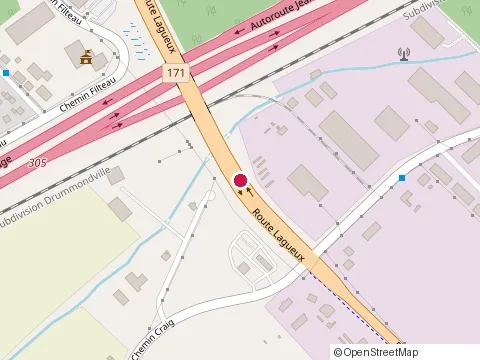 Location of Petroles Irving les at 550 Highway Lagueux, Levis