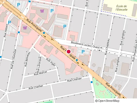 Location of Pfk at 703 Rue Principale, Granby