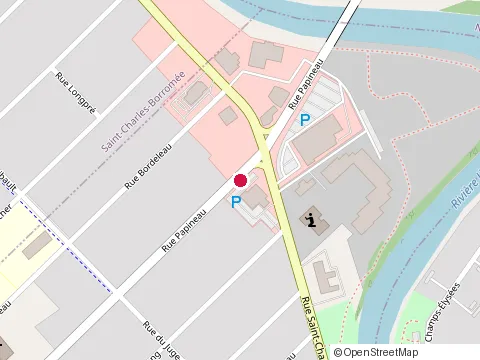 Location of Pfk at 3 Rue Papineau, Joliette
