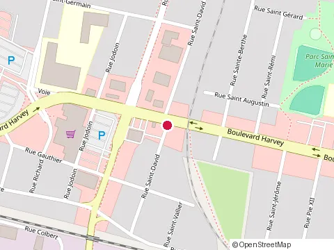 Location of Pfk at 3814 Bd Harvey, Jonquière