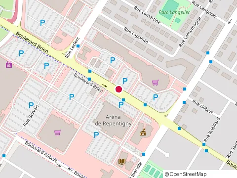 Location of Pfk at 85 boulevard Brien, Repentigny
