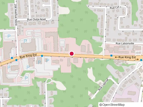 Location of Pfk at 1465 Rue King O, Sherbrooke