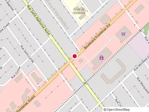 Location of Pfk at 31 Bd Frontenac O, Thetford Mines