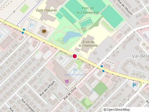 Location of Pfk at 1067 Boulevard Pie-Xi N, Québec