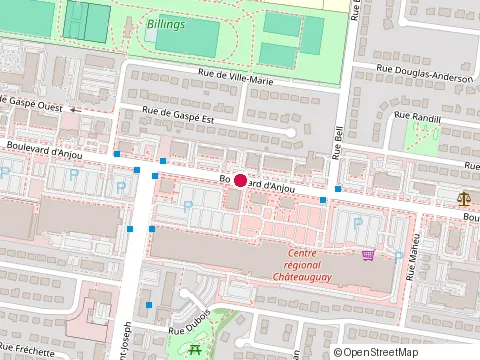 Location of Pfk at 198 Boulevard d'Anjou #120, Châteauguay