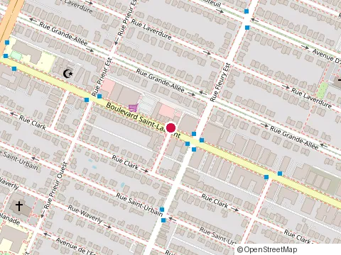 Location of Pharonyx at 10324 boulevard Saint-Laurent, Montréal