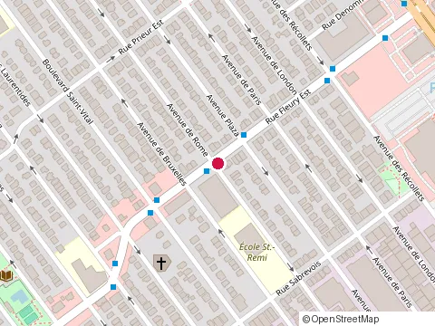 Location of Phat Grill Resto-Bar at 3705  Rue Fleury E, Montreal-Nord
