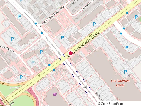 Location of Phi Construction at 1991 boulevard Saint-Martin O, Laval