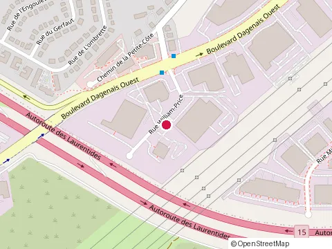 Location of Phibrows Meriem at 4337 Laurentian Autoroute, Laval
