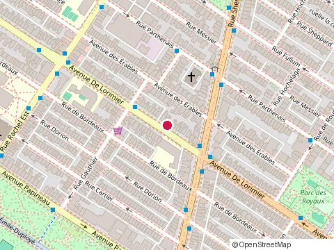 Location of Philco Inc at 3401A avenue de Lorimier, Montréal