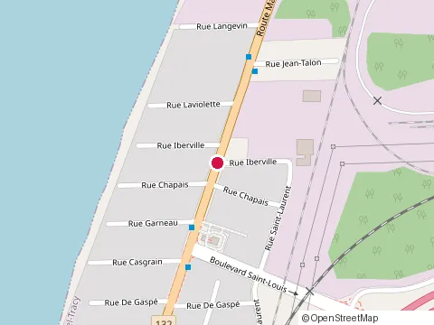 Location of Philémon Courchesne Industries Inc. at 3205 Rue Iberville, Sorel-Tracy