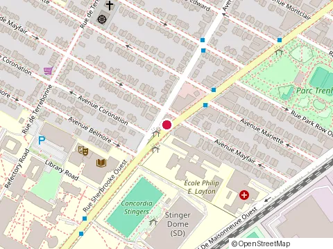 Location of Philip E Layton Ecole at 7000 Rue Sherbrooke O, Montréal