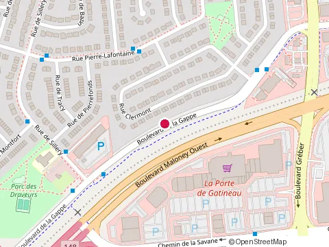 Location of Carl Leclair Remax at 225 Boul. de la Gappe, Gatineau
