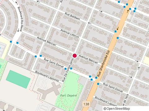 Location of Philippe Bujold at 8440 Rue de Forbin-Janson, Montréal