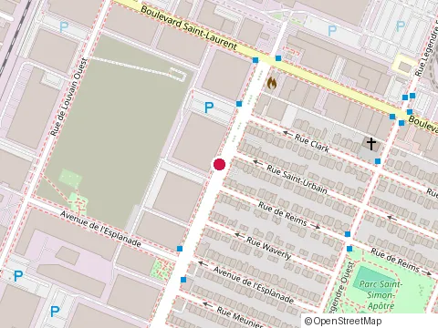 Location of Phoenix 1 at 70 Rue Chabanel O, Montréal