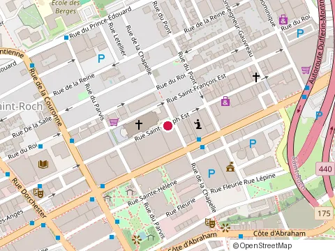 Location of Phoenix du Parvis at 441 Rue du Parvis, Québec