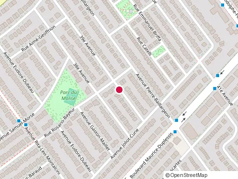 Location of Phoenix Tech Construction at 12154 39E Avenue, Montréal