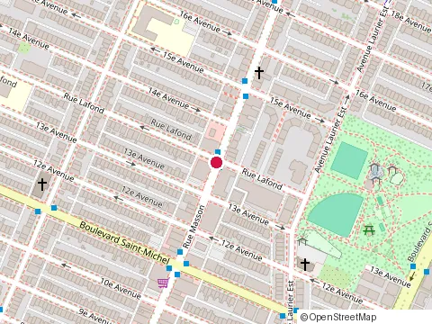 Location of Physio Go Rosemont Cnesst, Csst, Saaq Accidents at 3425 Rue Masson Bureau 210, Montréal