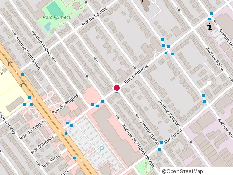 Location of Physio Mieux-Être at 4305 Rue d'Amiens, Montréal-Nord