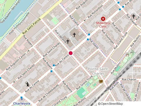 Location of Piazza Gousta at 2188 Rue du Centre, Montréal