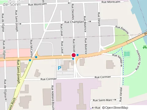 Location of Pieces d Auto Dionne Inc at 405 Route Marie-Victorin, Sorel-Tracy