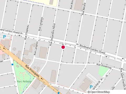 Location of Pierre Cordeau Jps Inc at 140 Rue Bouchard, Granby