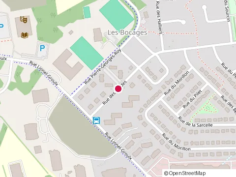 Location of Pierre Leclerc Maitre at Rue, Saint-Augustin-de-Desmaures