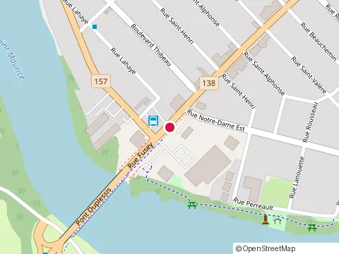 Location of Pierre Vincent at 17 Rue Fusey, Trois-Rivières