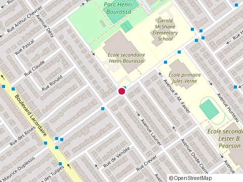 Location of Pierre Willy at 11770 avenue Laurier, Montréal-Nord