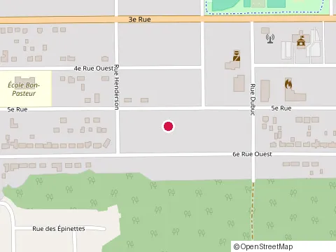 Location of Pieux Vistech Nord du Quebec at 756 5E Rue, Chibougamau