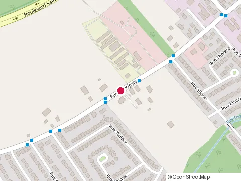 Location of Pilot Construction at 241 Rue Principale, Laval