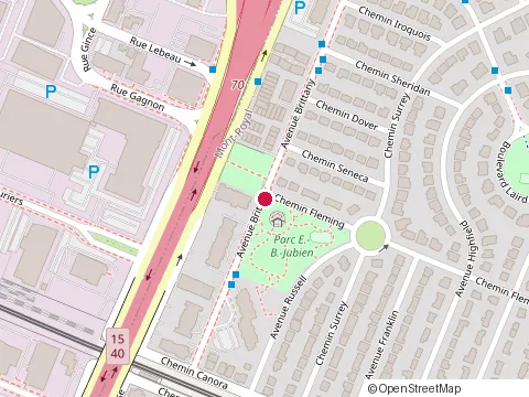 Location of Pinto Development Corp at 85 avenue Brittany # 411, Mont-Royal