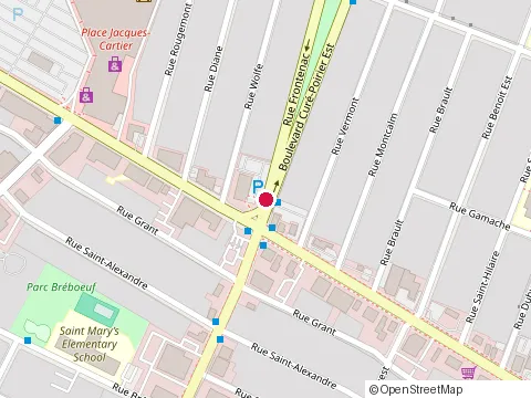 Location of Pionniers de Longueuil Inc(les) at 1 Boulevard Curé-Poirier E, Longueuil