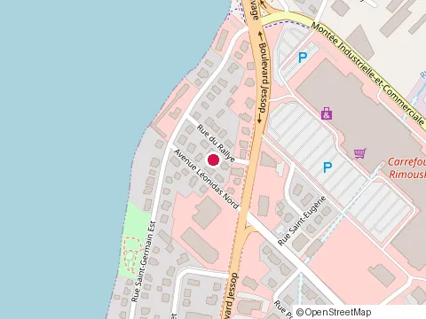 Location of Pipers at 404 Jessop Blvd, Rimouski