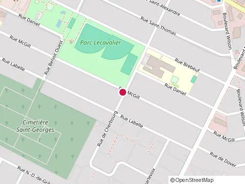 Location of Piscine Lecavalier at 2030 Rue Brébeuf, Longueuil