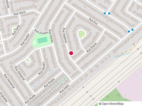 Location of Piscine Net at 330 Rue Éva, Laval