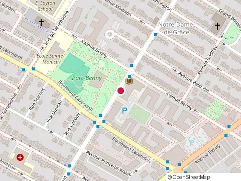 Location of Piscine Parc Benny at 6445 avenue de Monkland, Montréal