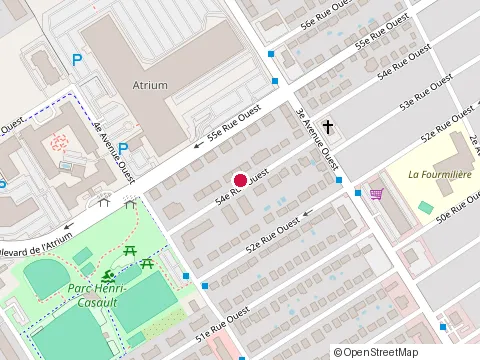 Location of Piscines & Spas 911 at 54E Rue O, Québec