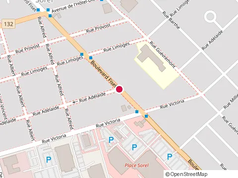 Location of Piscines Sorel Inc at 231 Rue Adélaide, Sorel-Tracy