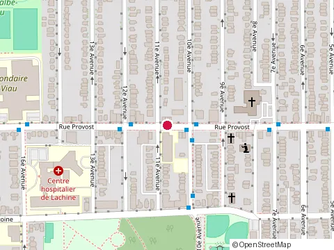 Location of Pizza 2 Pointes at 1070 Rue Provost, Lachine