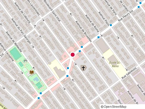 Location of Pizza 2 Pour 1 at 3670 Rue Fleury E, Montréal