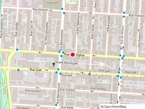 Location of Pizza 2 Pour 1 at 945 Rue de l'Eglise, Verdun